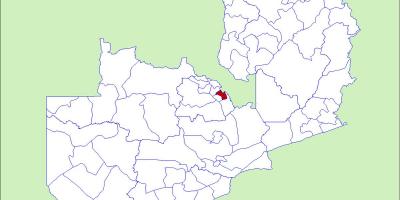 نقشہ کے ndola زیمبیا