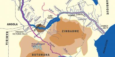 نقشہ کے ارضیاتی zambi